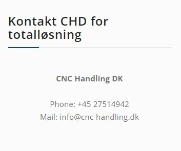 Totalløsninger - CNC Handling DK - TRANSPORT AF MASKINER & ANLÆG